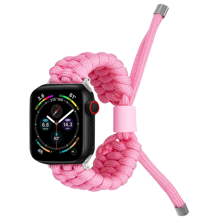 Stretch Plain Silicone Bean Watch Band For Apple Watch 42mm(Light Pink) -  by PMC TechLife | Online Shopping South Africa | PMC TechLife