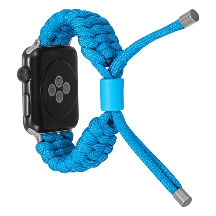 Stretch Plain Silicone Bean Watch Band For Apple Watch 9 45mm(Sky Blue) - Watch Bands by PMC TechLife | Online Shopping South Africa | PMC TechLife