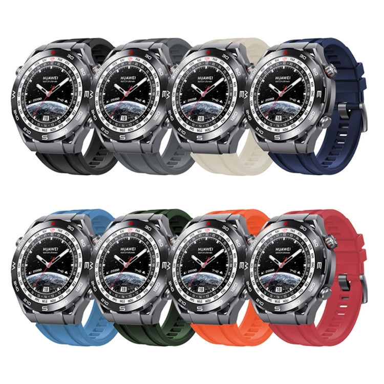 3pcs Longer Style For Huawei Watch Ultimate Silicone Replacement Watch Band(Red) -  by PMC TechLife | Online Shopping South Africa | PMC TechLife