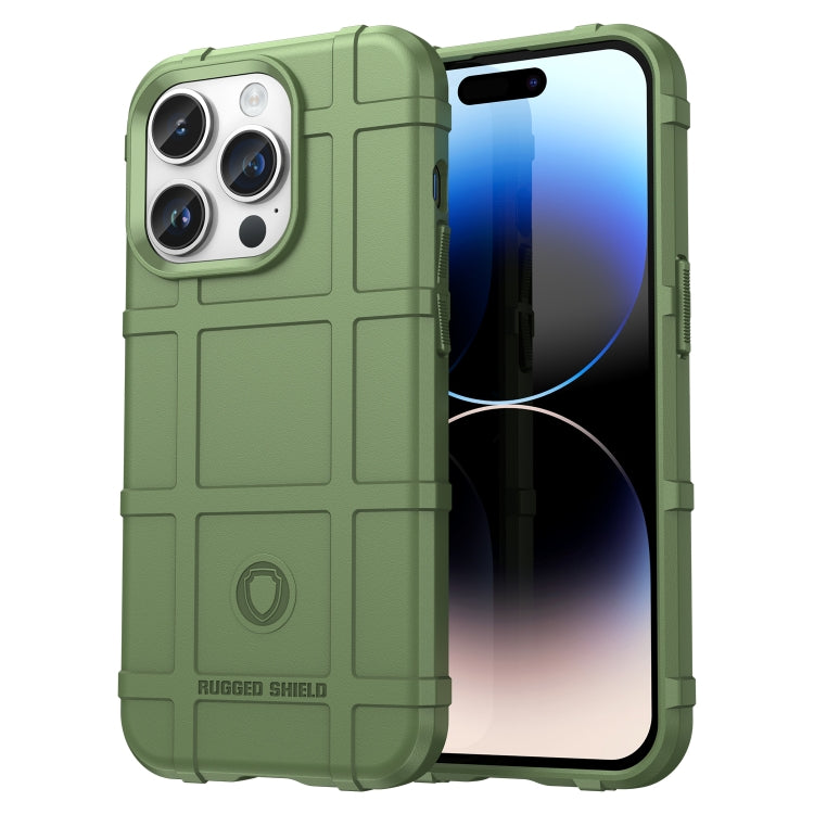For iPhone 15 Pro Max Full Coverage Shockproof TPU Phone Case(Green) - free shipping - PMC TechLife - Order now!