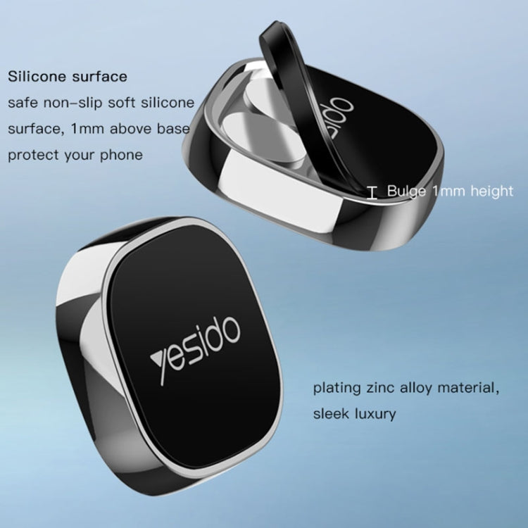 Yesido C81 Car Dashboard Mini Strong Magnetic Phone Holder(Silver) - Car Holders by Yesido | Online Shopping South Africa | PMC TechLife