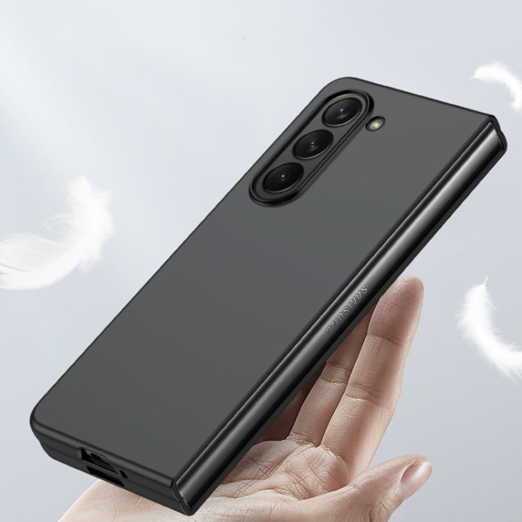 For Samsung Galaxy Z Fold5 Fuel Injection PC Skin Feel Phone Case(Blue) - free shipping - PMC TechLife - Order now!