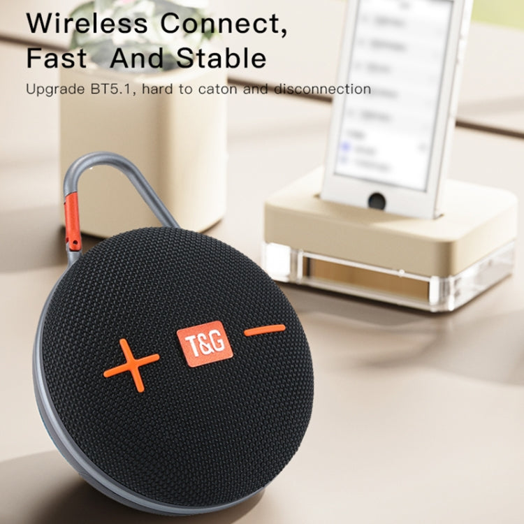 T&G TG648 TWS Outdoor Mini Portable Wireless Bluetooth Speaker with LED Light(Dark Green) - Mini Speaker by T&G | Online Shopping South Africa | PMC TechLife