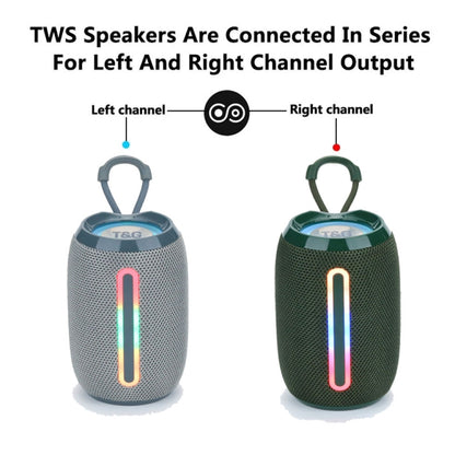 T&G TG653 TWS LED Mini Portable Wireless Stereo Sound Outdoor Speaker(Blue) - Mini Speaker by T&G | Online Shopping South Africa | PMC Jewellery