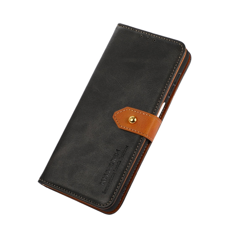 For Xiaomi Poco F5 Pro KHAZNEH Cowhide Texture Flip Leather Phone Case(Black) - free shipping - PMC TechLife - Order now!