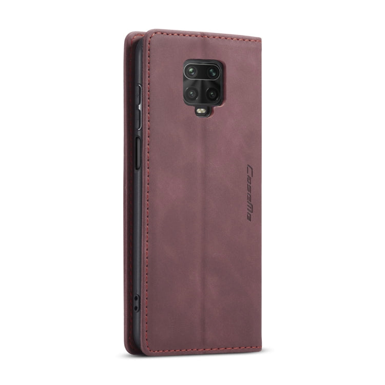 For Xiaomi Redmi Note 9 Pro/Note 9 Pro Max/Note 9s CaseMe 013 Multifunctional Horizontal Flip Leather Case, with Card Slot & Holder & Wallet(Wine Red) - Xiaomi Cases by CaseMe | Online Shopping South Africa | PMC Jewellery