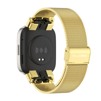 For Redmi Watch 3 Mijobs Milan Buckle Metal Watch Band(Gold) - Watch Bands by MIJOBS | Online Shopping South Africa | PMC Jewellery | Buy Now Pay Later Mobicred