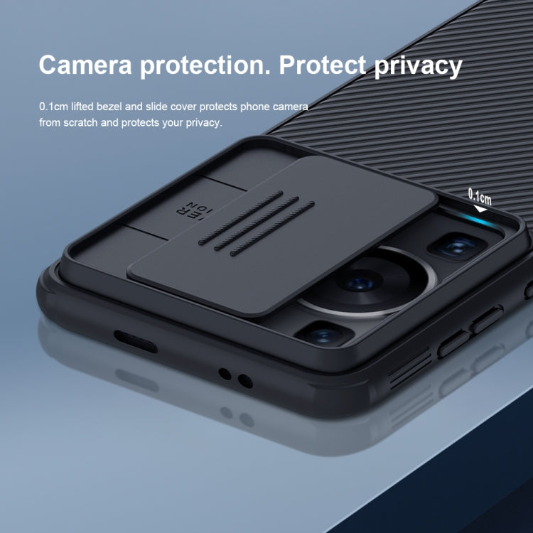 For Huawei P60 Pro / P60 NILLKIN CamShield Pro PC Phone Case(Blue) - Huawei Cases by NILLKIN | Online Shopping South Africa | PMC Jewellery | Buy Now Pay Later Mobicred