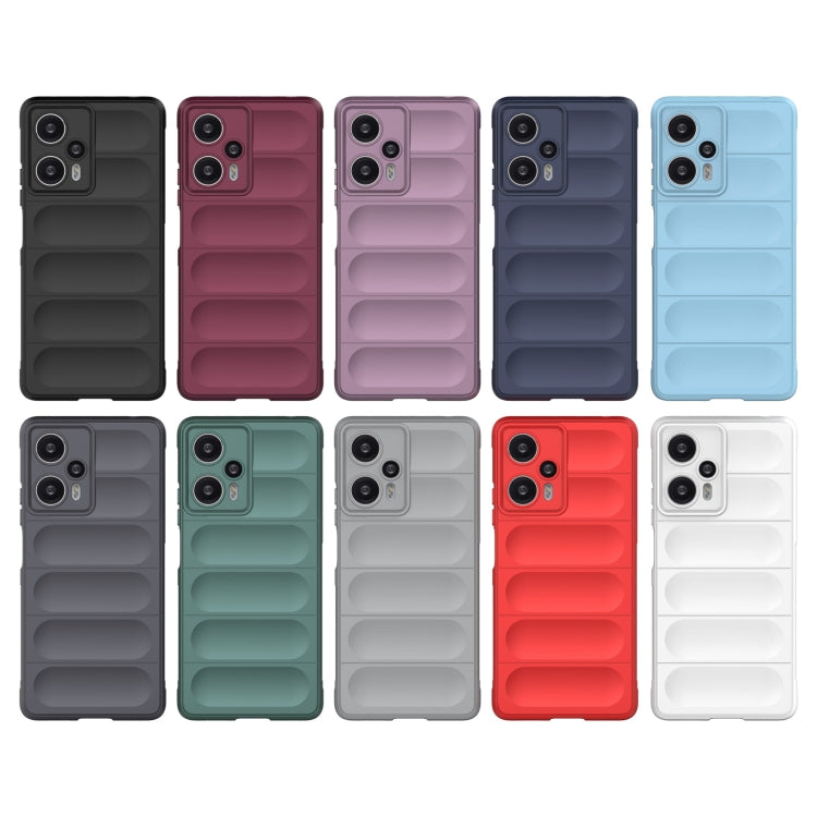 For Xiaomi Redmi Note 12 Turbo Magic Shield TPU + Flannel Phone Case(Purple) - free shipping - PMC TechLife - Order now!