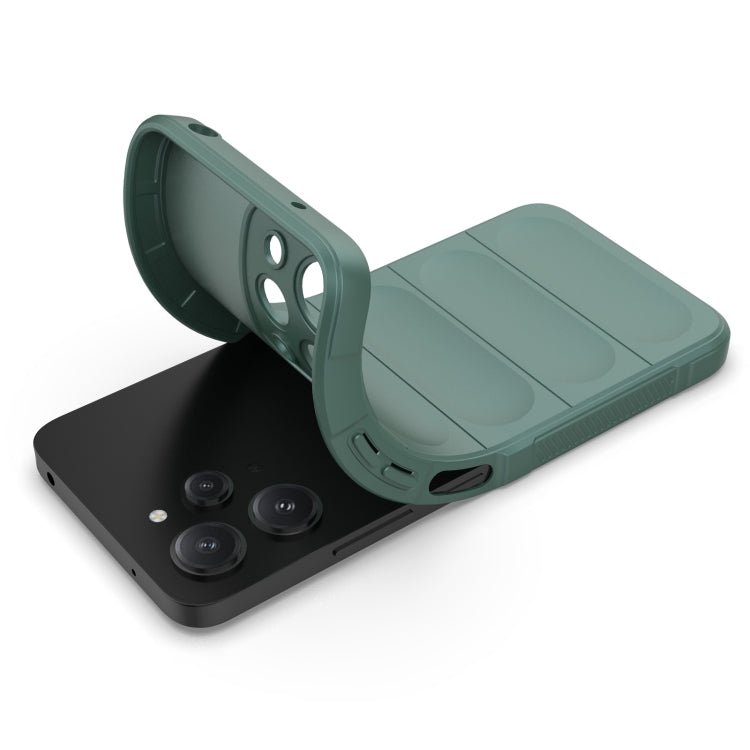 For Xiaomi Redmi 12 4G Magic Shield TPU + Flannel Phone Case(Black) - free shipping - PMC TechLife - Order now!