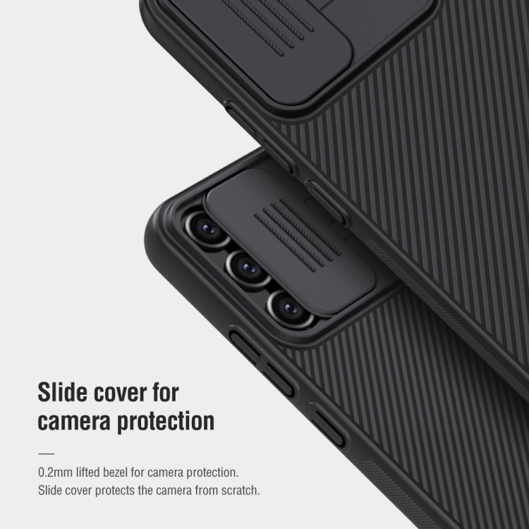 For Samsung Galaxy A34 5G NILLKIN Black Mirror Series Camshield PC Phone Case(Black) - Galaxy Phone Cases by NILLKIN | Online Shopping South Africa | PMC Jewellery | Buy Now Pay Later Mobicred