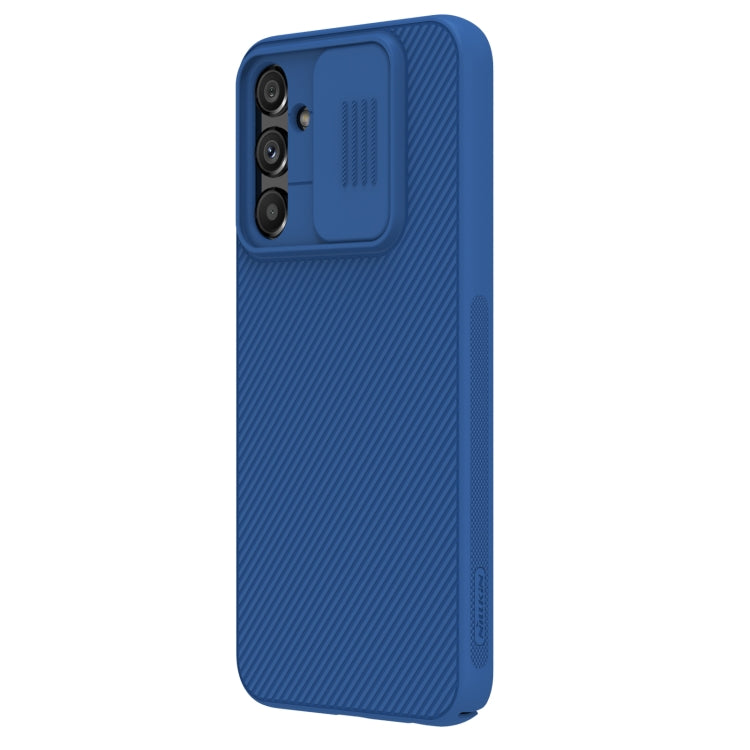 For Samsung Galaxy A24 4G NILLKIN Black Mirror Series Camshield PC Phone Case(Blue) - Galaxy Phone Cases by NILLKIN | Online Shopping South Africa | PMC Jewellery | Buy Now Pay Later Mobicred