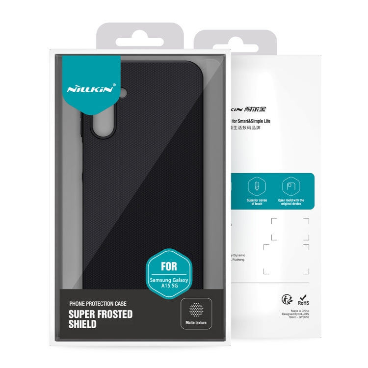 For Samsung Galaxy A15 5G NILLKIN Frosted PC Phone Case(Red) - Galaxy Phone Cases by NILLKIN | Online Shopping South Africa | PMC TechLife | Buy Now Pay Later Mobicred