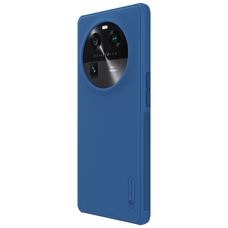 For OPPO Find X6 NILLKIN Frosted Shield Pro PC + TPU Phone Case(Blue) - OPPO Cases by NILLKIN | Online Shopping South Africa | PMC Jewellery