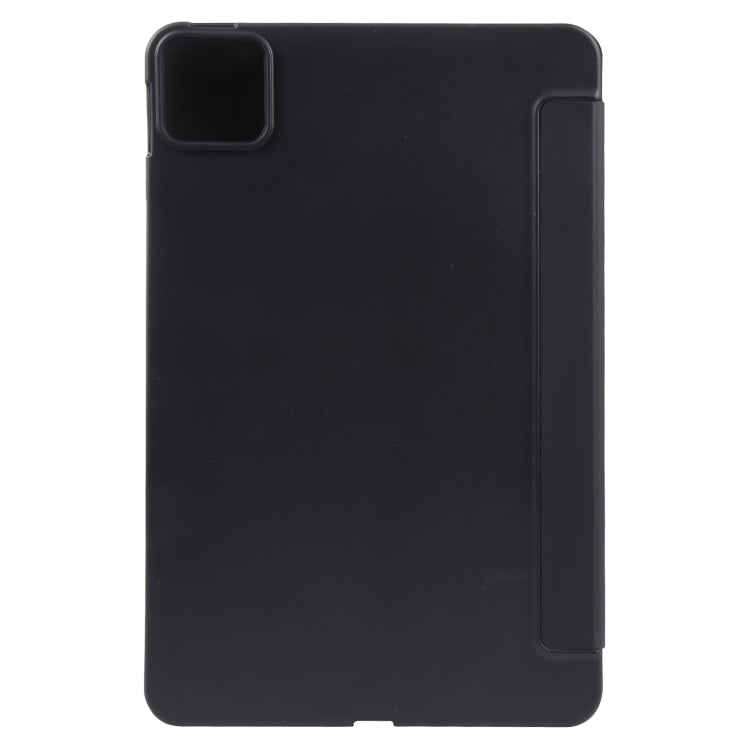 For Xiaomi Pad 6 / Pad 6 Pro Three-fold Holder Flip Tablet Leather Case(Black) -  by PMC Jewellery | Online Shopping South Africa | PMC Jewellery