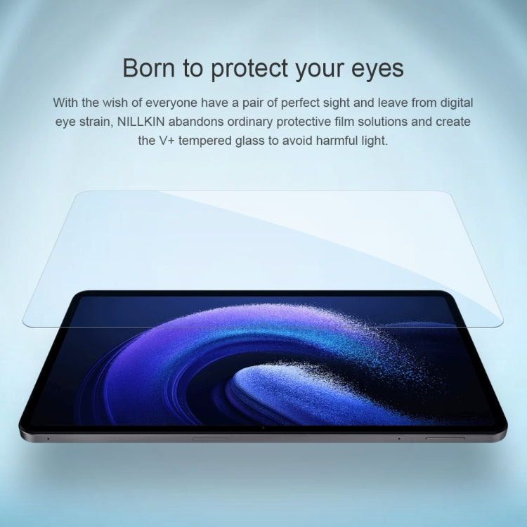 For Xiaomi Pad 6 Pro / Pad 6 NILLKIN V+ Series 0.33mm 4H Anti-blue Ray Tempered Glass Film -  by NILLKIN | Online Shopping South Africa | PMC Jewellery