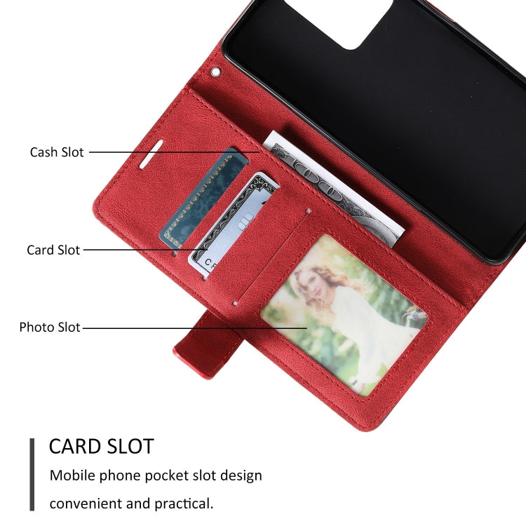 For Redmi Note 12 Pro Speed Skin Feel Splicing Horizontal Flip Leather Phone Case(Red) - free shipping - PMC TechLife - Order now!