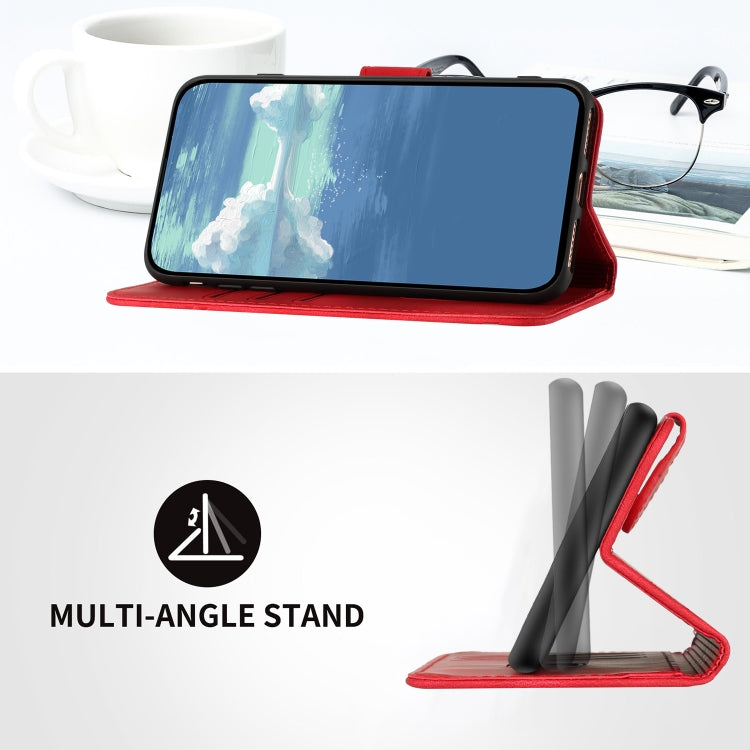 For Honor 70 Pro / 70 Pro+ Line Pattern Skin Feel Leather Phone Case(Red) - free shipping - PMC TechLife - Order now!