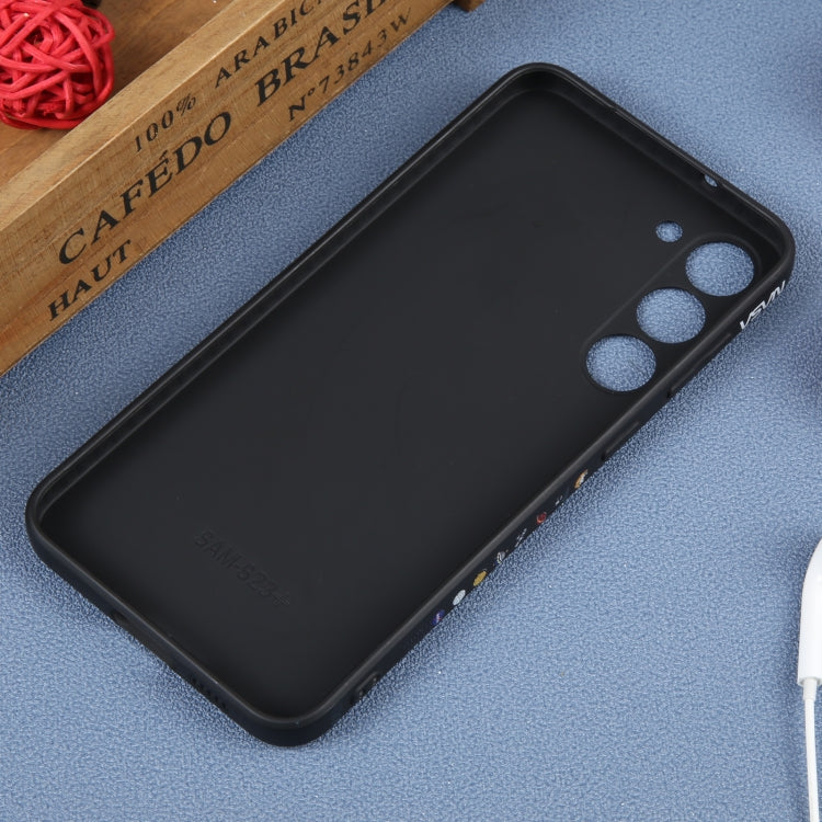 For Samsung Galaxy S20+ Astronaut Pattern Silicone Straight Edge Phone Case(Lovely Astronaut-Black) - free shipping - PMC TechLife - Order now!