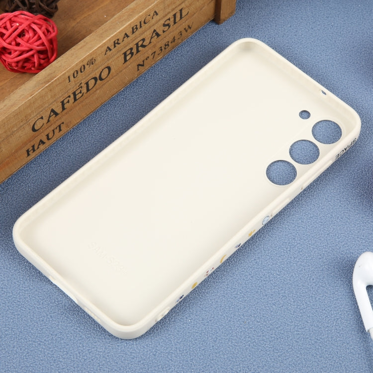 For Samsung Galaxy A32 4G Astronaut Pattern Silicone Straight Edge Phone Case(Planet Landing-White) - free shipping - PMC TechLife - Order now!