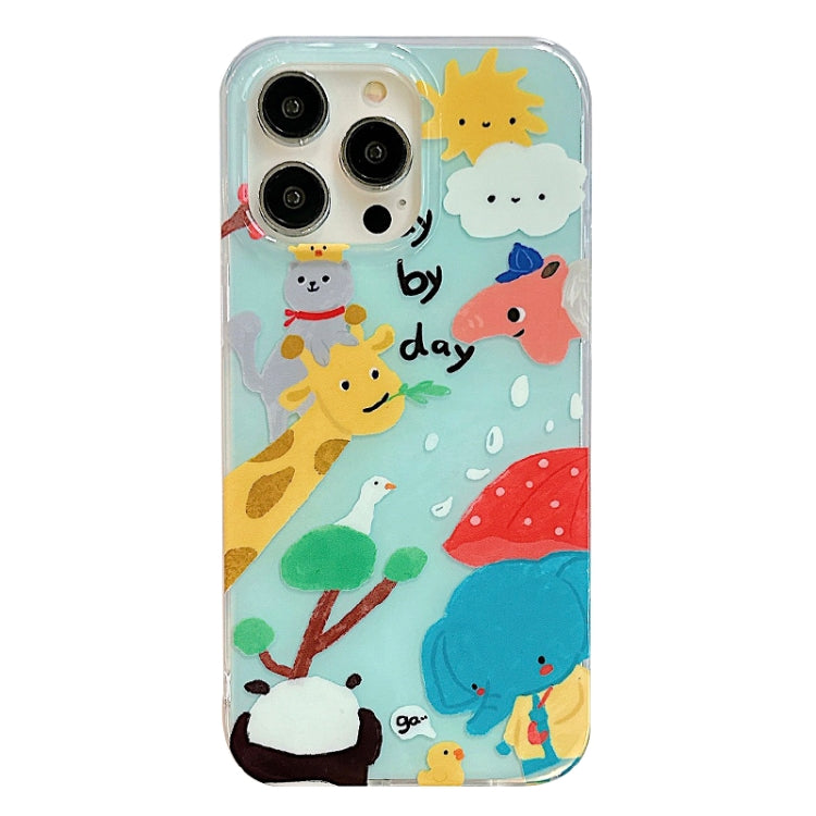 For iPhone 13 Pro Max IMD Cute Animal Pattern Phone Case(Giraffe) - free shipping - PMC TechLife - Order now!