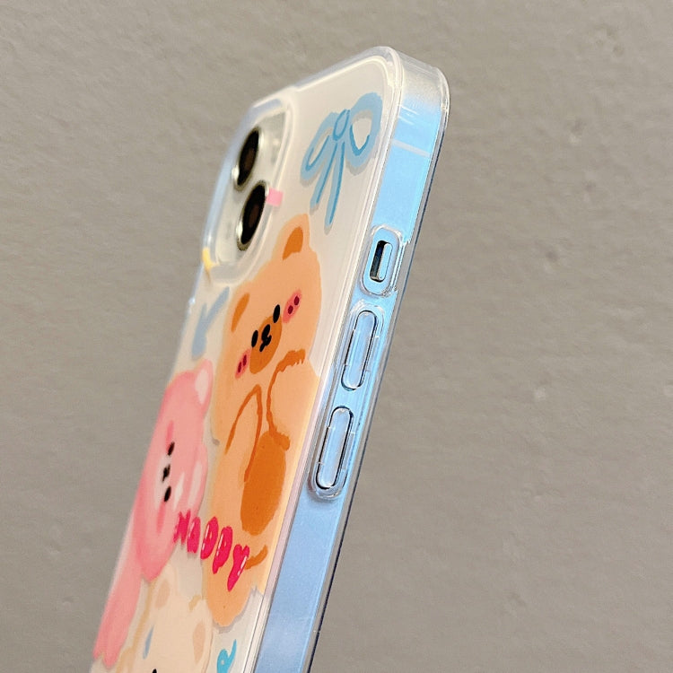 For iPhone 13 Pro Max IMD Cute Animal Pattern Phone Case(Bear) - free shipping - PMC TechLife - Order now!