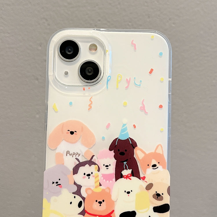 For iPhone 13 Pro IMD Cute Animal Pattern Phone Case(Dog) - free shipping - PMC TechLife - Order now!