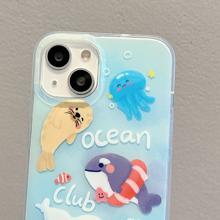 For iPhone 12 Pro Max IMD Cute Animal Pattern Phone Case(Seal) - free shipping - PMC TechLife - Order now!