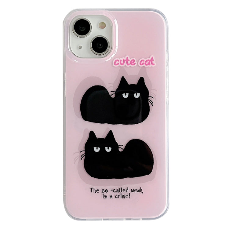 For iPhone 12 IMD Cute Animal Pattern Phone Case(Cat) - free shipping - PMC TechLife - Order now!