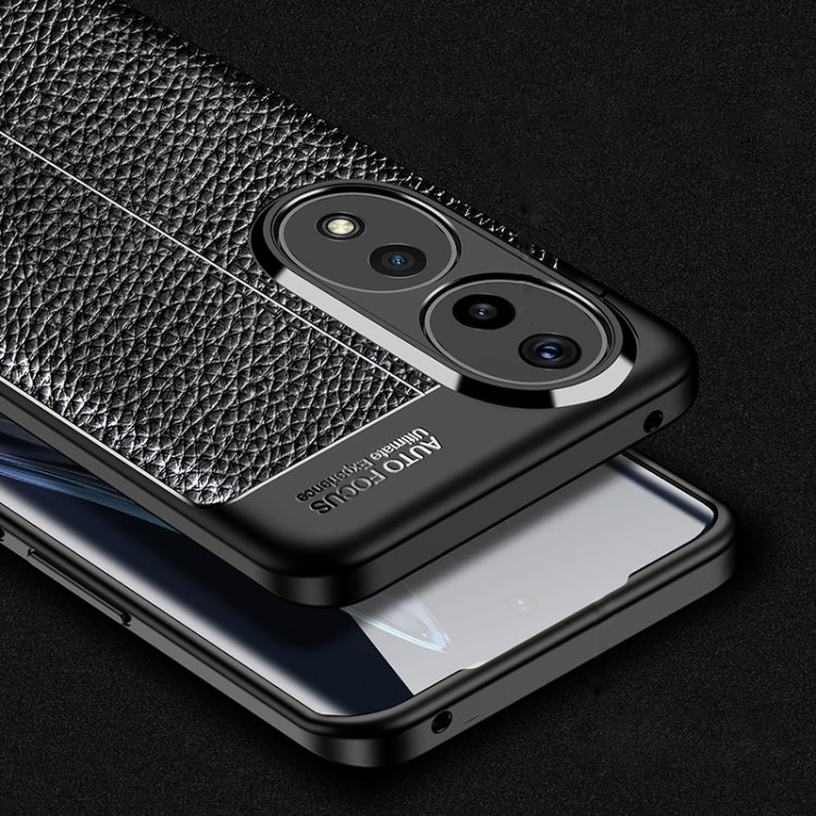 For Honor 90 Litchi Texture Shockproof TPU Phone Case(Blue) - free shipping - PMC TechLife - Order now!