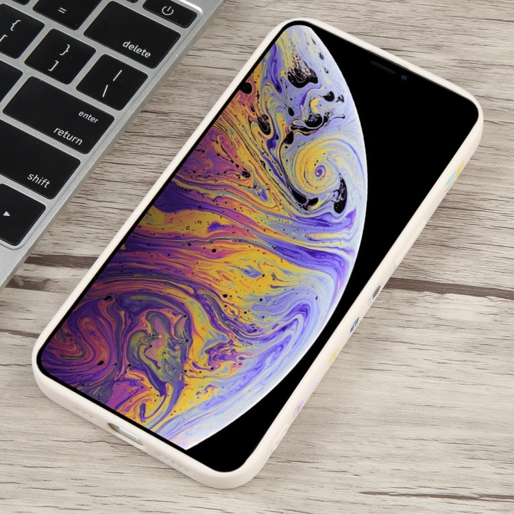 For iPhone 8 Plus / 7 Plus Milk Tea Astronaut Pattern Liquid Silicone Phone Case(Ivory White) - free shipping - PMC TechLife - Order now!
