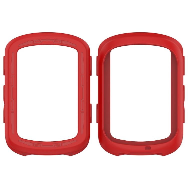 For Garmin Edge 840 / Edge 540 Stopwatch Armor Silicone Protective Case(Red) - Watch Cases by PMC Jewellery | Online Shopping South Africa | PMC Jewellery