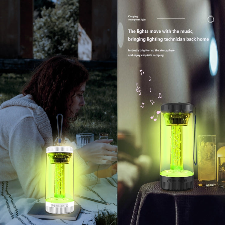 Z15 Portable RGB Atmosphere Light Outdoor Wireless Bluetooth Speaker(Black) - Desktop Speaker by PMC Jewellery | Online Shopping South Africa | PMC Jewellery