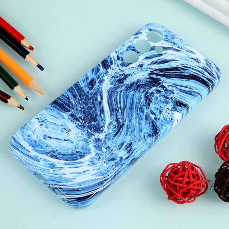 For Samsung Galaxy S23 Ultra 5G Marble Pattern Phone Case(Navy Blue White) - free shipping - PMC TechLife - Order now!