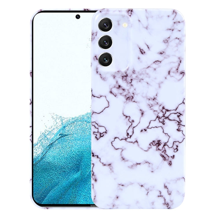 For Samsung Galaxy S22 5G Marble Pattern Phone Case(Red White) - free shipping - PMC TechLife - Order now!