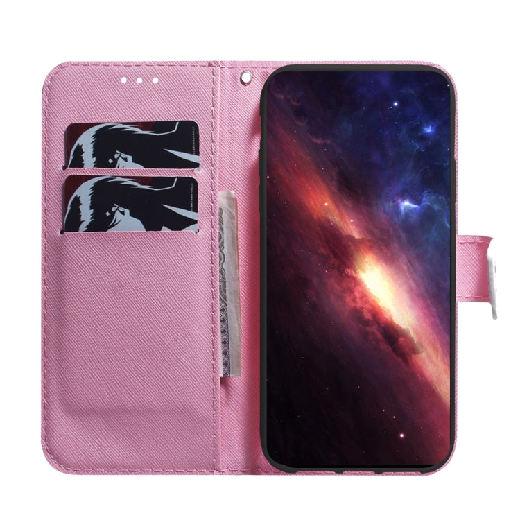 For Infinix Hot 30 Play Coloured Drawing Flip Leather Phone Case(Magnolia) - Infinix Cases by PMC Jewellery | Online Shopping South Africa | PMC Jewellery