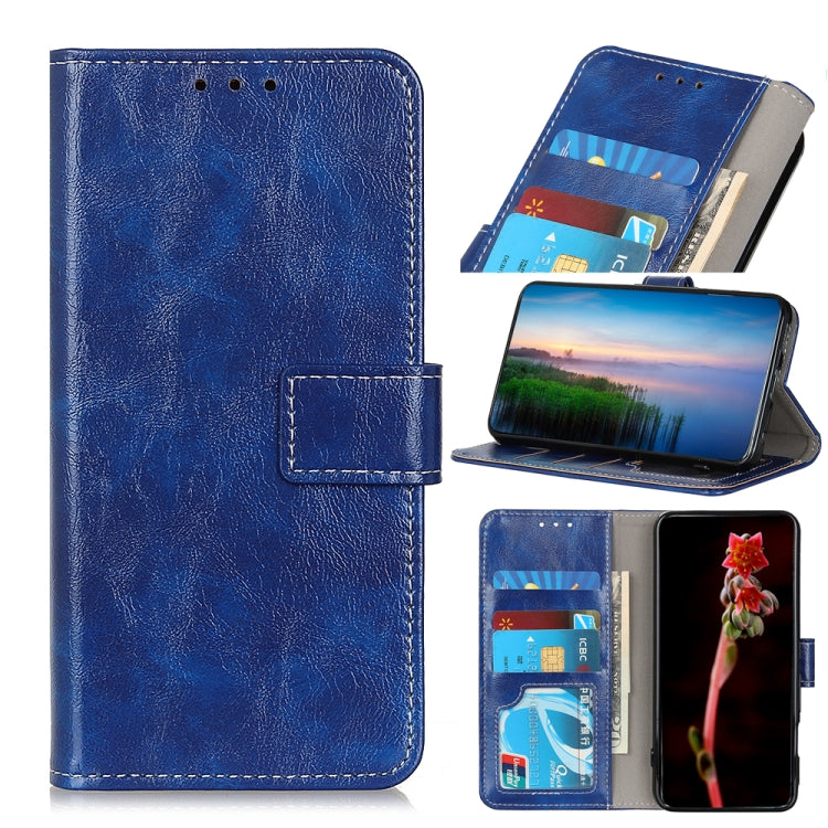 For Xiaomi Poco F5 Pro/Redmi K60/K60 Pro Retro Crazy Horse Texture Horizontal Flip Leather Phone Case(Blue) - Xiaomi Cases by PMC Jewellery | Online Shopping South Africa | PMC Jewellery