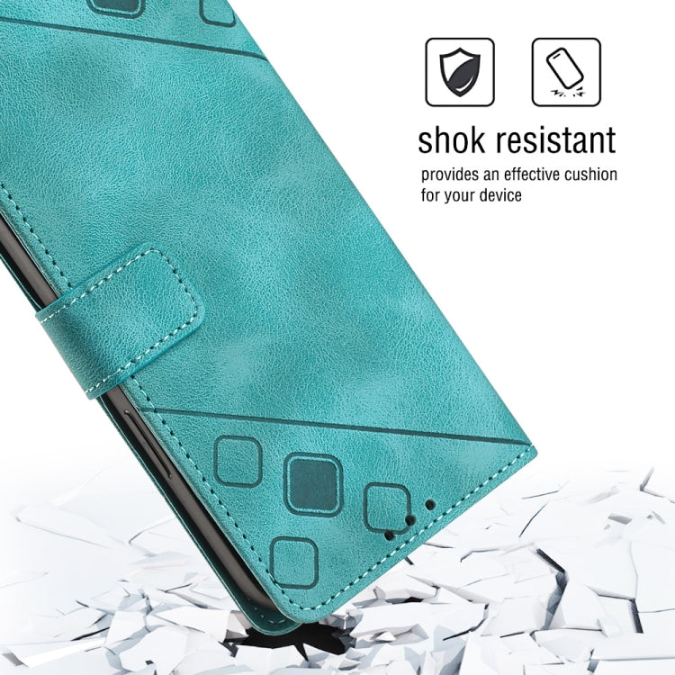 For Xiaomi Redmi Note 12S 4G Global Skin-feel Embossed Leather Phone Case(Green) - free shipping - PMC TechLife - Order now!