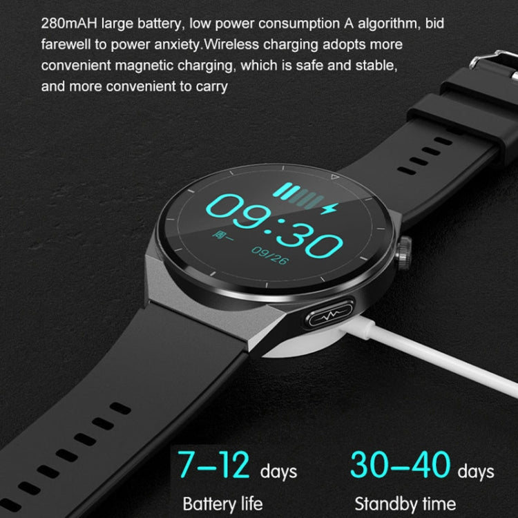 TK20 1.39 inch IP68 Waterproof Silicone Band Smart Watch Supports ECG / Remote Families Care / Body Temperature Monitoring(Blue) - Smart Watches by PMC Jewellery | Online Shopping South Africa | PMC Jewellery