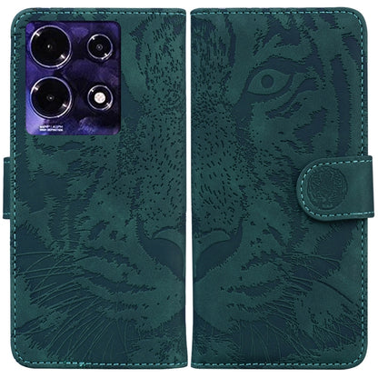 For Infinix Note 30 Tiger Embossing Pattern Flip Leather Phone Case(Green) - Infinix Cases by PMC Jewellery | Online Shopping South Africa | PMC Jewellery