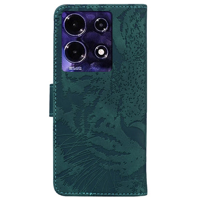 For Infinix Note 30 Tiger Embossing Pattern Flip Leather Phone Case(Green) - Infinix Cases by PMC Jewellery | Online Shopping South Africa | PMC Jewellery