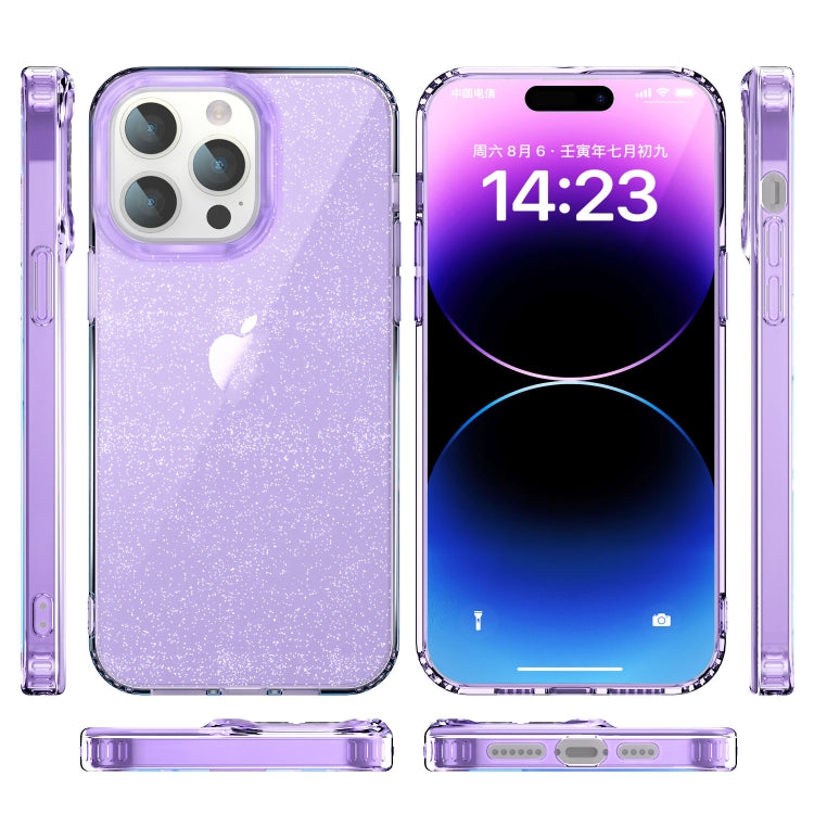 For iPhone 14 Pro Star Solid Color Phone Case(Purple) - iPhone 14 Pro Cases by PMC Jewellery | Online Shopping South Africa | PMC Jewellery