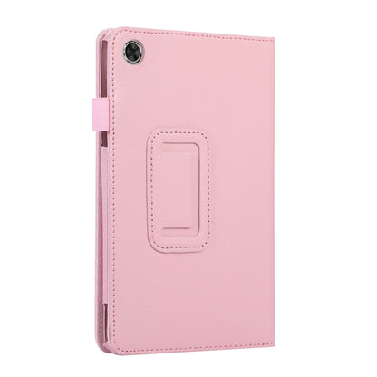 For Lenovo Tab M8 4th Gen Litchi Texture Leather Tablet Case(Pink) - For Lenovo by PMC Jewellery | Online Shopping South Africa | PMC Jewellery