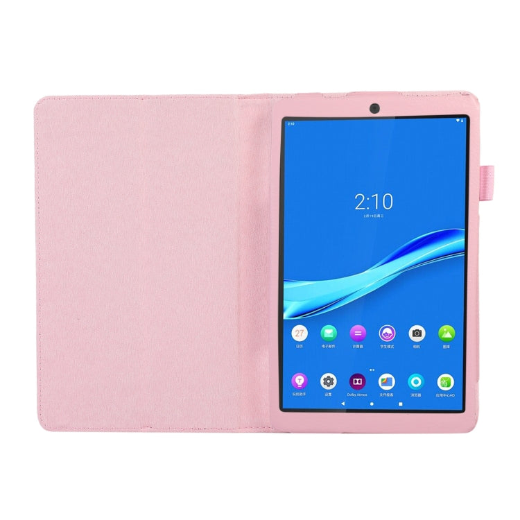 For Lenovo Tab M8 4th Gen Litchi Texture Leather Tablet Case(Pink) - For Lenovo by PMC Jewellery | Online Shopping South Africa | PMC Jewellery