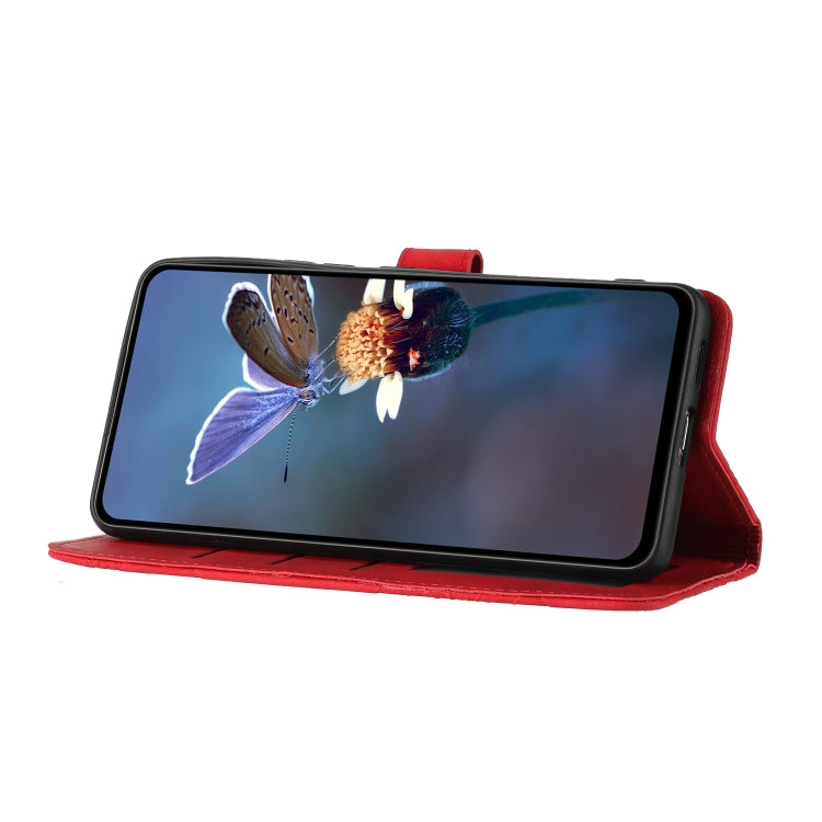 For Xiaomi Redmi 10 Flower Embossing Pattern Leather Phone Case(Red) - free shipping - PMC TechLife - Order now!
