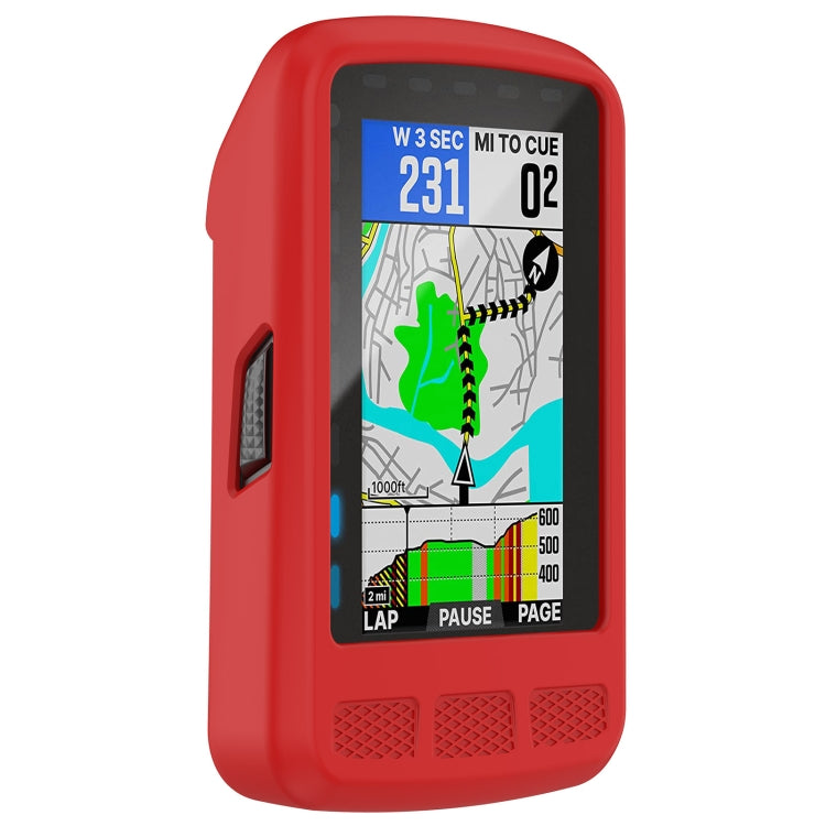 For Wahoo Elemnt Roam WFCC4 Stopwatch Silicone Protective Case(Red) - Watch Case by PMC TechLife | Online Shopping South Africa | PMC TechLife