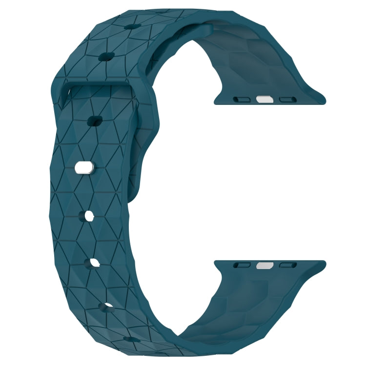Football Texture Silicone Watch Band For Apple Watch 2 42mm(Dark Blue) - Watch Bands by PMC TechLife | Online Shopping South Africa | PMC TechLife