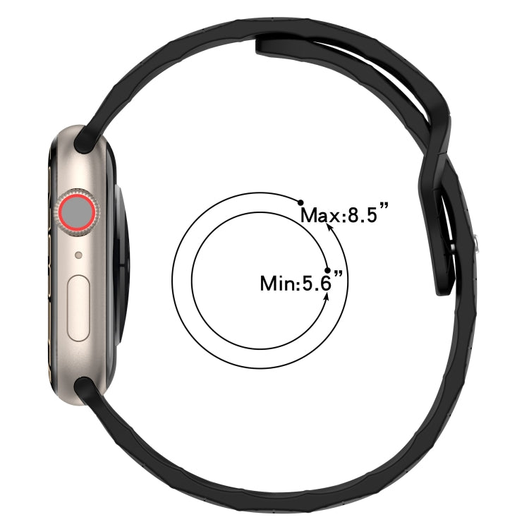 Football Texture Silicone Watch Band For Apple Watch 9 41mm(White) - free shipping - PMC TechLife - Order now!
