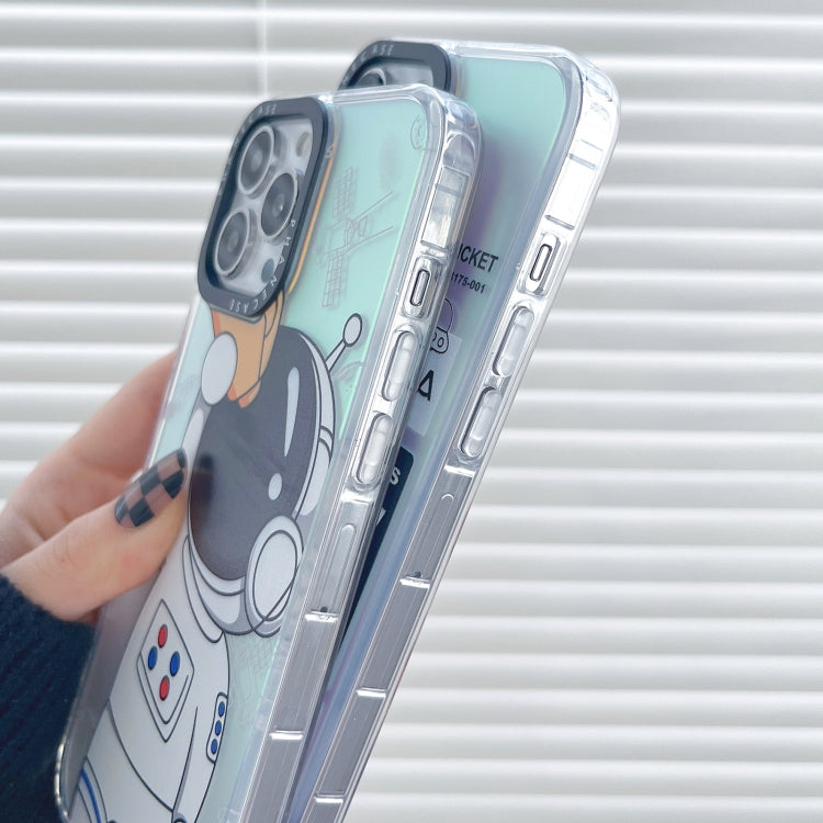 For iPhone 13 Pro Astronaut Pattern Shockproof PC Protective Phone Case(White) - iPhone 13 Pro Cases by PMC Jewellery | Online Shopping South Africa | PMC Jewellery