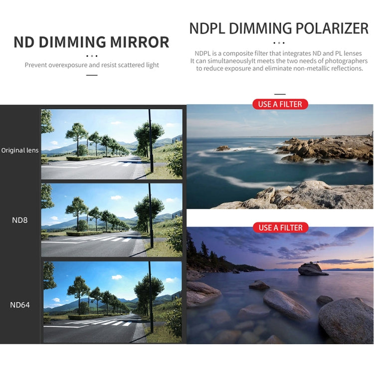 For DJI Mavic 3 Pro JSR GB Neutral Density Lens Filter ND8 ND16 ND32 ND64 Kit - free shipping - PMC TechLife - Order now!
